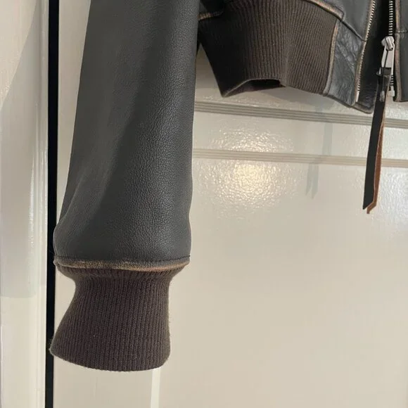 Arma ELETTRA | VINTAGE LEATHER JACKET Brown Medium - Picture 6 of 9